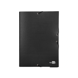 Liderpapel Carpeta Proyectos Folio Lomo 90mm Cartón Forrado Negra