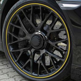 Foliatec FO34389 Pin Striping Diseño Llanta Ayuda Montaje Incluida Amarillo 6mm x 2.15m (4 Tiras)