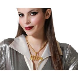 Collar Carnaval Dorado Estrella De Rock Mujer Adulto Precio: 1.88999943. SKU: B19CH7246B