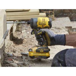 Stanley SFMCF810D2K Atornillador de Impacto Brushless V20 18V con 2 Baterías Li-Ion 2Ah, Cargador y Maletín, 170Nm