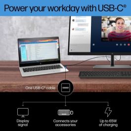 HP E27k G5 Monitor 4K Ultra HD con USB-C, Pantalla de Alta Precisión para Visuales Increíbles y Máxima Productividad Profesional