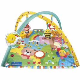 Baby Clementoni Gimnasio de Actividades y Alfombra de Juegos para Bebé, Proyector con Música, Luces y Estrellas (2 Modos)