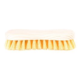 Universal Cepillo de mano de madera con fibras de polipropileno para limpieza en seco y mojado de superficies duras incrustadas