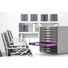 Durable 761058 Módulo 10 Cajones VARICOLOR®10 Apilable Plástico A4/Carta Multicolor