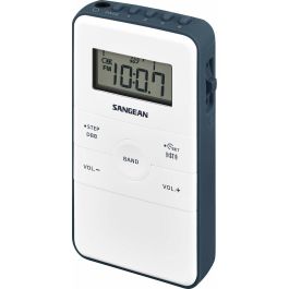 Radio Portátil Sangean DT-140 Azul Blanco