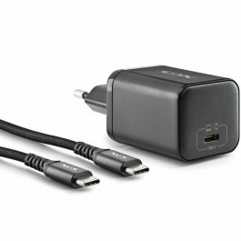 NGS BUD65W-C Cargador de Pared GaN 65W con USB-C y Cable Tipo-C a Tipo-C de 1.5m para Smartphones y Portátiles