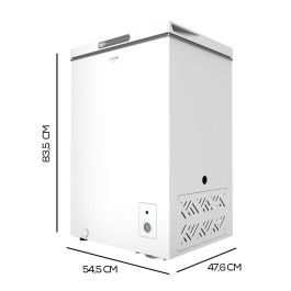 Cecotec Congelador horizontal Bolero CoolMarket Chest 99 l blanco clase E 41 dB