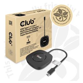 Club 3D MST-Hub USB 3.2 Tipo C a 3x DisplayPort 1.4 CSV-1550 con HDR, hasta 7680x4320 60Hz