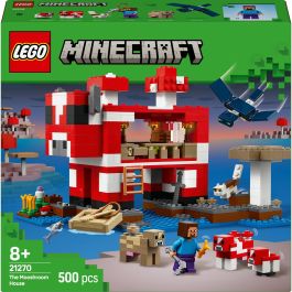 LEGO 21270 Minecraft La Casa Champiñaca - Set de Construcción con Figuras Steve, Champiñacas, Gato y Accesorios, Juguete +8 años Precio: 53.78999945. SKU: B1F5FEBTGS