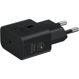Samsung Cargador de Pared Rápido 25W Negro (sin cable) Adaptador de Corriente para Móviles y Tablets
