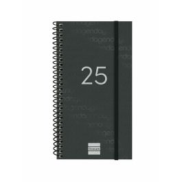 Agenda Finocam YEAR Negro Mini 9,4 x 17,1 cm 2025