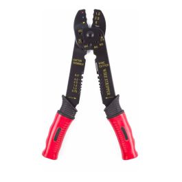 Benson Crimpadora económica para terminales faston, acero inoxidable/polietileno, negro/rojo Precio: 4.49999968. SKU: S7900472