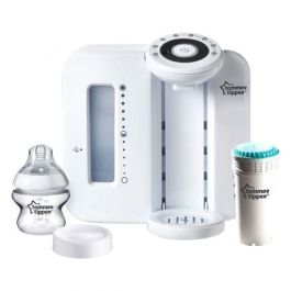 Tommee Tippee Perfect Prep Calienta Biberones y Preparador Botellas Rápido con Función Hot Shot, 37°C, Filtro Agua, Blanco