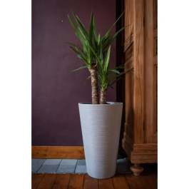 Garden Id Maceta alta 02041529 Green Care Sense Tall Blue piedra 55 cm 10 años de garantía resistencia UV heladas 100% reciclado