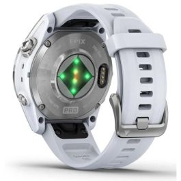 Garmin epix Pro (Gen 2) Smartwatch GPS 42mm AMOLED Pantalla Táctil Wi-Fi Plata Correa Blanca 1.2" 32GB