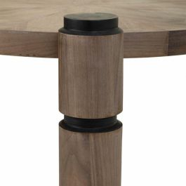 Mesa de Centro Alexandra House Living Marrón Madera Hierro Chapa Madera de abeto 110 x 46 x 110 cm