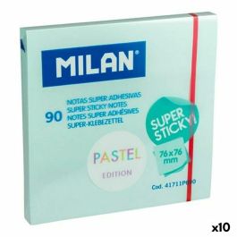 Notas Adhesivas Milan Azul Pastel 76 x 76 mm (10 Unidades) Precio: 8.88999947. SKU: B188C27GRF