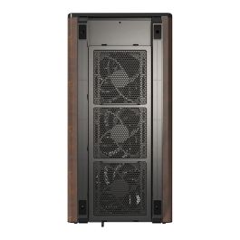 Montech Heritage 30 Pro TG Black/Brown Midi Tower para PC Negro micro ATX, Mini-ITX, Imitación piel