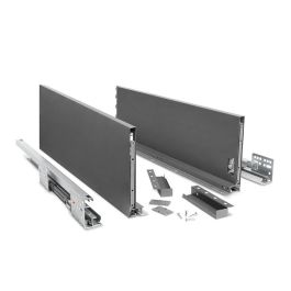 HERRAJES ALK Cajón Verbox H166 Extrafino 14mm Extracción Total Cierre Amortiguado Acabado Antracita Medida 350mm Soporta 40kg Precio: 18.49999976. SKU: B18NJN9AYN