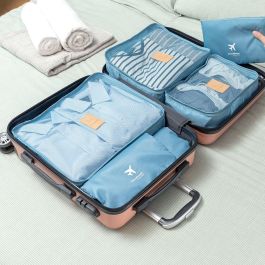 Set de Bolsas Organizadoras para Maletas Luggan InnovaGoods 6 Piezas
