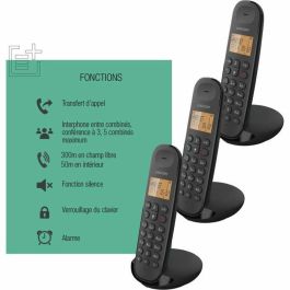 Logicom LOG3483071500247 Teléfono Fijo Inalámbrico DECT ILOA 350 Trio - Negro, Sin Contestador Automático Precio: 75.68999999. SKU: B1JSDGZ8JH