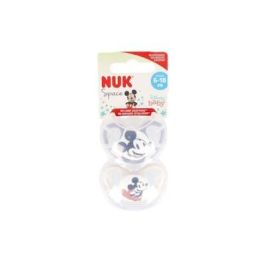 NUK Chupete Space Mickey Gris Silicona 6-18 Meses 2 Unidades Precio: 14.7899994. SKU: B1KF6JH7NV