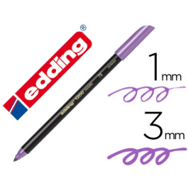 Edding Rotulador 1200 Punta Fibra Violeta Metalizado Tinta Base Agua Punta Redonda 1-3 mm Precio: 14.49999991. SKU: B1862DGST7
