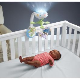 Fisher-Price Móvil Musical de Cuna Ositos Voladores para Bebé con Luz y Sonido, Edad Recomendada desde 1 Mes