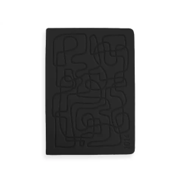 Liderpapel Icaria Agenda 2026 Día Página A5 Encuadernada Negro Papel 70 gr FSC