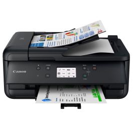 Canon TR7650 Impresora Multifunción 4 en 1 Inyección Color Wi-Fi ADF Dúplex Fax 5 Tintas Pantalla Táctil Oficina Hogar
