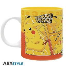 Abystyle Taza Pokémon Manga Pikachu, Cerámica 320ml, Apta Microondas y Lavavajillas