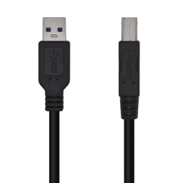 Cable USB 3.0 Impresora Aisens A105-0444/ USB Tipo-B Macho - USB Macho/ 2m/ Negro Precio: 3.50000002. SKU: B16FMBJDYN