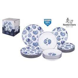 Santa Clara Vajilla Redonda 18 Piezas Noia (2 Unidades)