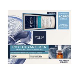 Phyto PHYTOCYANE MEN Tratamiento Anticaída Progresivo + Champú Estuche 2 piezas. Frena caída, estimula crecimiento y mejora textura. Precio: 43.49999973. SKU: B158H3SW9L