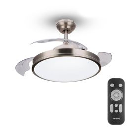 Ventilador de Techo con Luz Philips Atlas 35 W 28 W 4500 Lm Níquel (2700 K) Precio: 203.49999978. SKU: S7911259