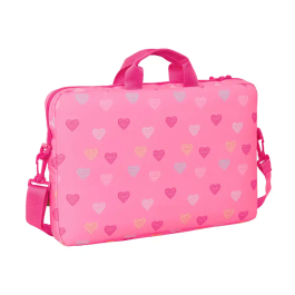 Maletín para Portátil Benetton Heart Rosa 40 x 27 x 4 cm