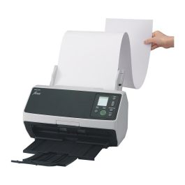 Ricoh fi-8190 Escáner Documentos - 90 ppm, Escaneo Dúplex, ADF + Alimentación Manual, Gris/Negro