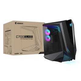 Gigabyte Aorus C700 Glass GB-AC700G Torre Full Tower Negra con Ventana Transparente