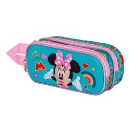 Karactermania Estuche Portatodo Doble 3D Minnie Mouse Greet 22 x 8 x 9.5 cm