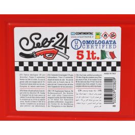 Continental Tanque de Gasolina con Embudo 5L, 26.5 x 14.5 x 26 cm (4 Unidades)