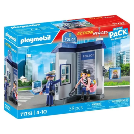 Playmobil Starter Pack Sala De Policía 71733 Juego De Investigación Policíal