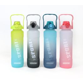 Bewinner Botella Sport Agua Multicol. 1000Ml, Alto 28.9 cm, Ancho 8.9 cm (12 Unidades)