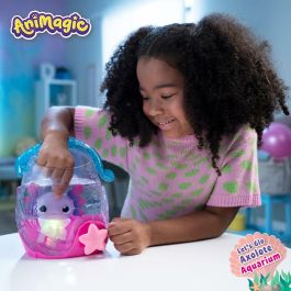 Goliath GOL8720077326170 Pack Doble Ajolote Acuario Burbujas Rosa Morado A partir de 4 Años