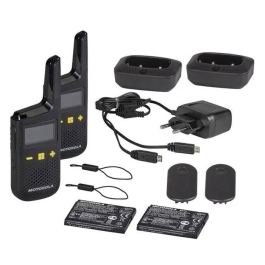 Motorola XT185 Duo Set - Walkie Talkie PMR446 de Largo Alcance 8000m