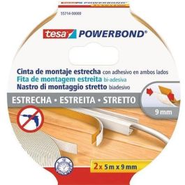 Tesa Cinta Adhesiva De Montaje Estrecha Doble Cara Powerbond 2 Rollos 9 mm X 5M Transparente Precio: 20.50000029. SKU: B13BSC24EE