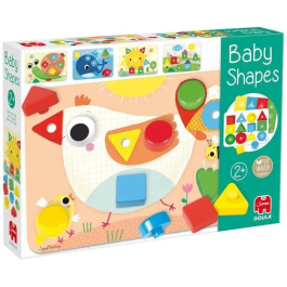 Goula Juego Educativo Baby Shapes Puzzle de 18 Piezas Gigantes Océano Personajes Marítimos Números 1-4 A Partir de 2 Años