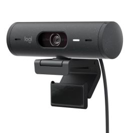 Logitech Webcam Brio 500 Grafito Full HD 1080p, HDR, Campo Visual Ajustable, USB-C