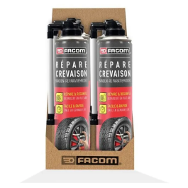 Facom Reparación de Pinchazos Neumáticos con o sin Tubo Interno hasta 195 mm - 400 ml