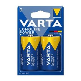 Pilas Alcalinas Varta LR20 D Longlife Power 2uds - Energía Potente para Juguetes y Linternas - Ref: 4920121412 Pilas Alcalinas Varta LR20 D Longlife Power 2uds - Energía Potente para Juguetes y Linternas - Ref: 4920121412
