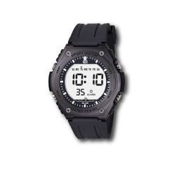 GBody Reloj Digital para Hombre LCD con Luz LED Blanca y Resistencia al Agua WR30, Incluye Estuche